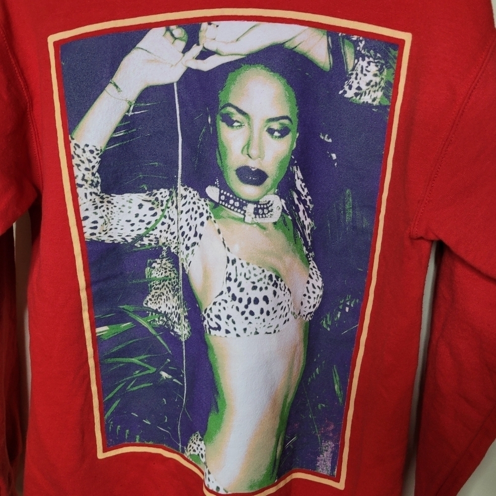 Aaliyah Babygirl Red Hoodie - Picture 3 of 4